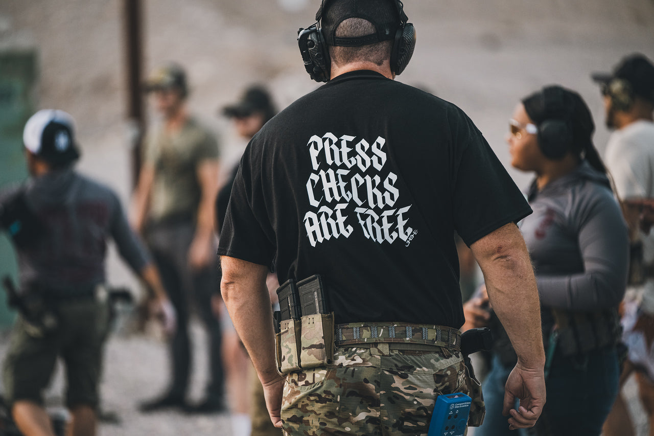 Press Checks Are Free — Tee