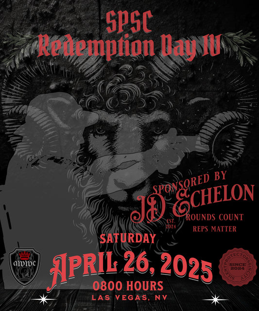 SPSC Redemption Day IV: Sat. April 26, 2025 (AVAILABLE 26MAR)