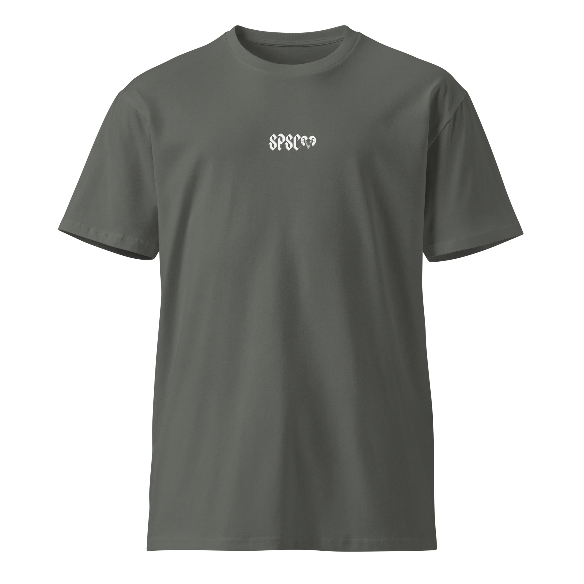 Redemption Day XX Event Tee in Charcoal, front view — RCRM